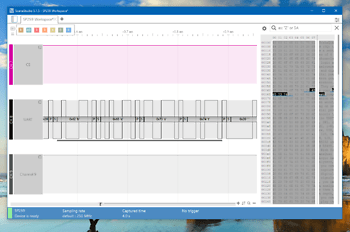 sp259 logic analyzer UART signals